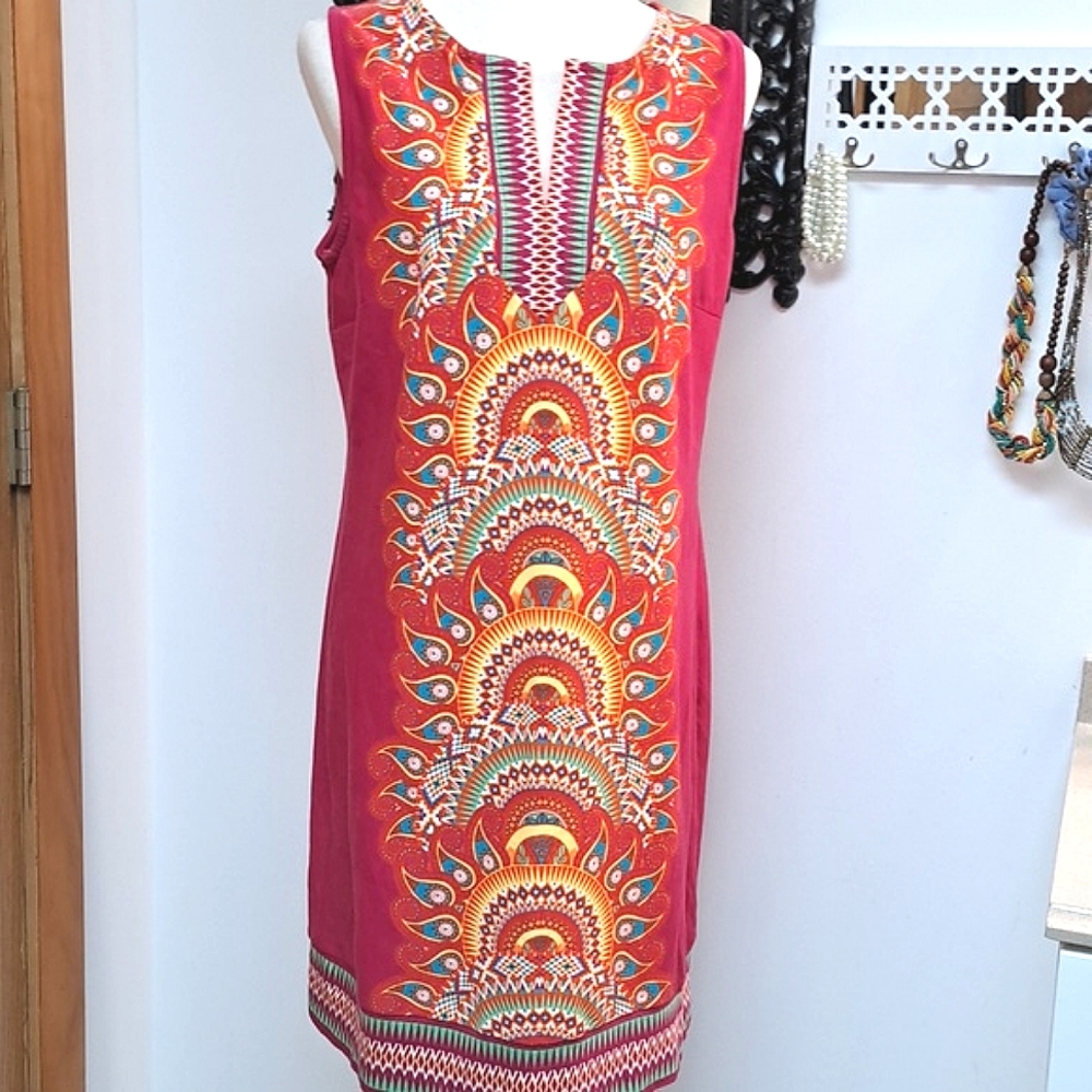 New York & Company bright summer dress